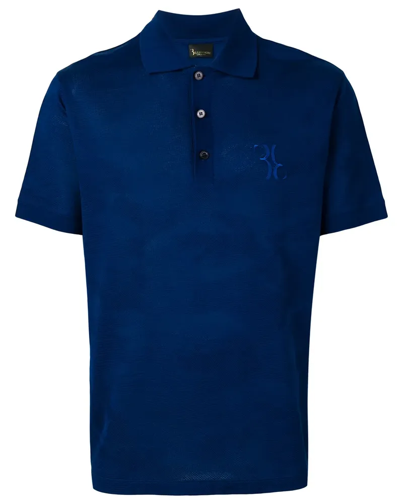 Billionaire Poloshirt mit Logo - Blau Blau