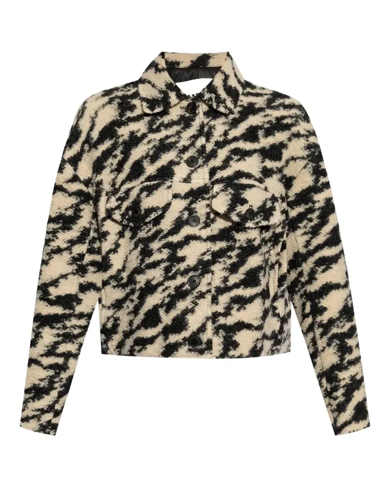 Isabel Marant Cropped-Jacke mit Muster - Nude Nude