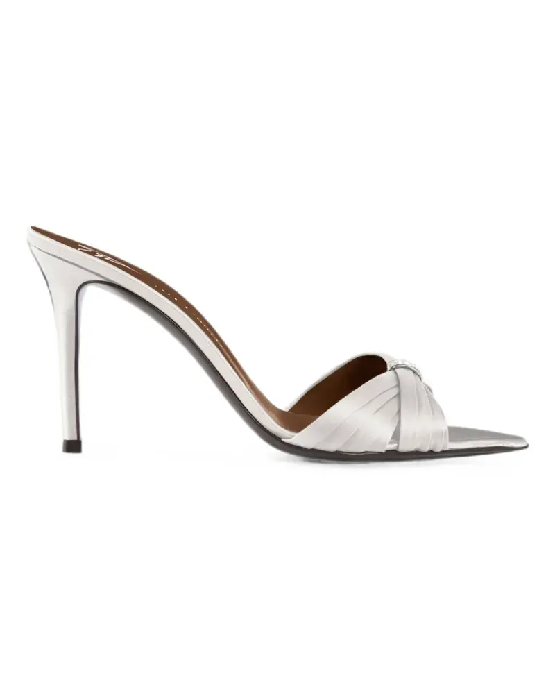 Giuseppe Zanotti Lumière mule 90 - Silber Silber
