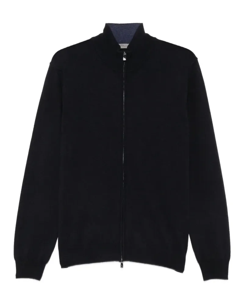 Corneliani Pullover mit Stehkragen - Blau Blau