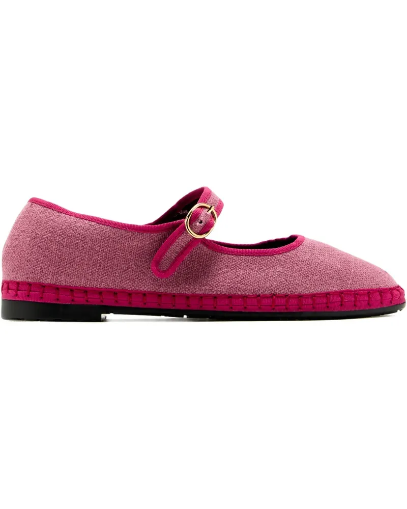 FLABELUS Ballerinas mit Schnalle - Rot Rot