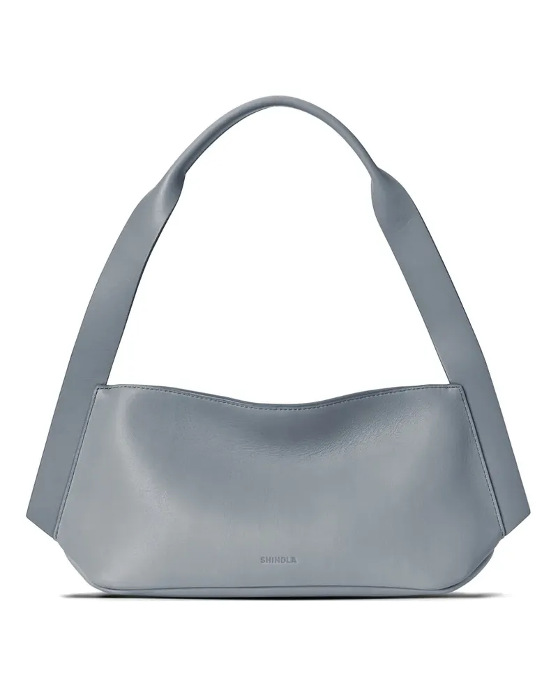 SHINOLA Kleine Derby Schultertasche mit Reißverschluss - Blau Blau