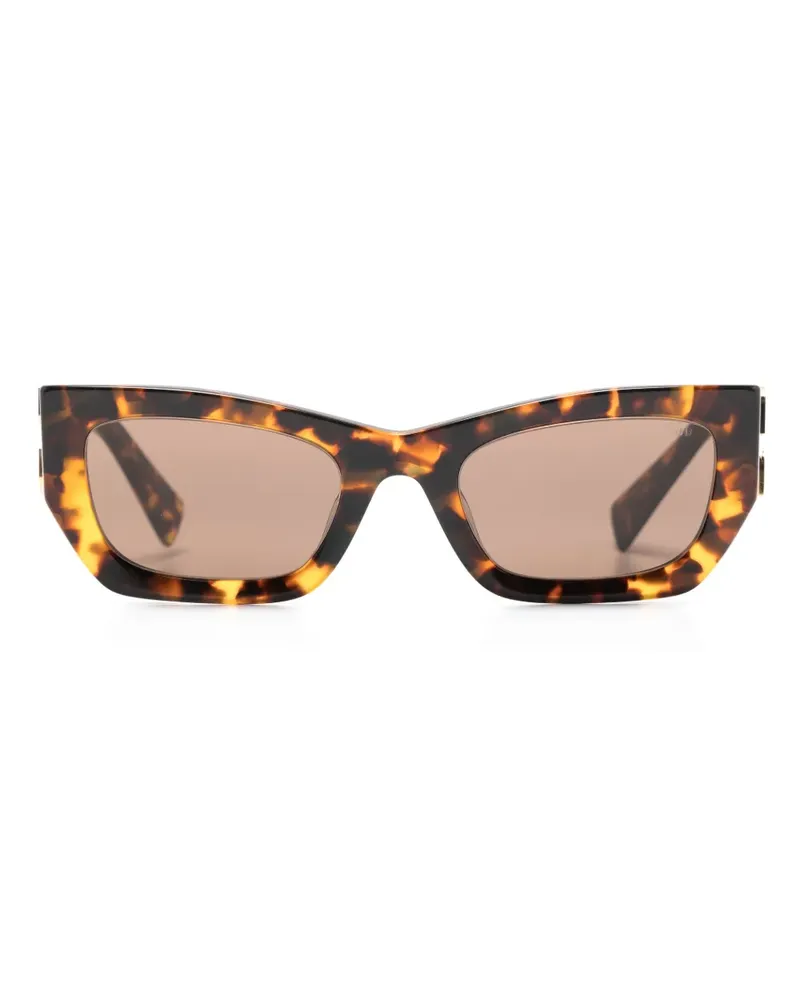 Miu Miu Sonnenbrille in Schildpattoptik - Braun Braun