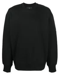 Y-3 Sweatshirt mit rundem Ausschnitt Schwarz