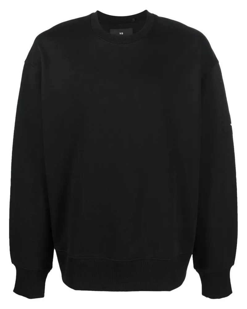 Y-3 Sweatshirt mit rundem Ausschnitt - Schwarz Schwarz