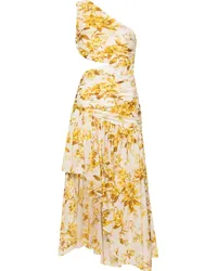 Zimmermann Asymmetrisches Golden Maxikleid Gelb