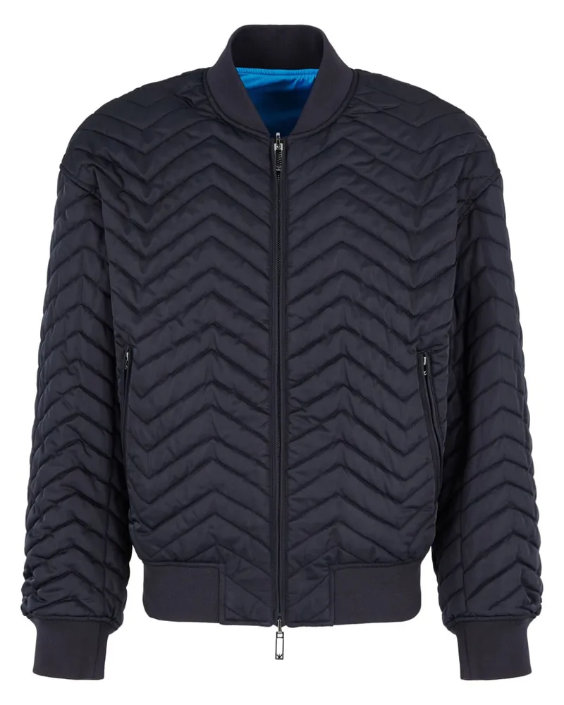 Emporio Armani Wendbare Bomberjacke - Blau Blau