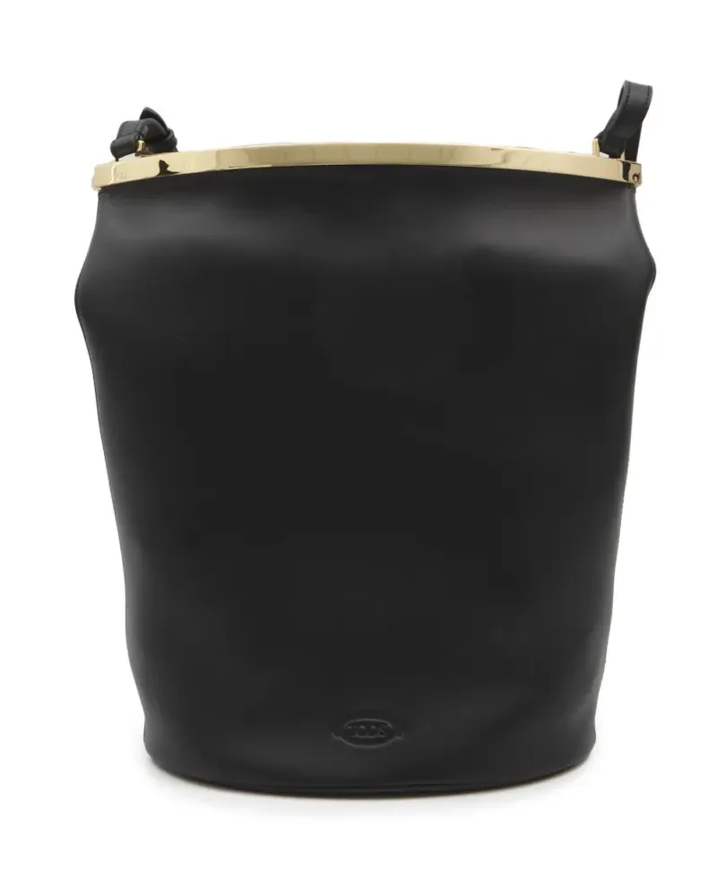 TOD'S Beuteltasche aus Leder - Schwarz Schwarz
