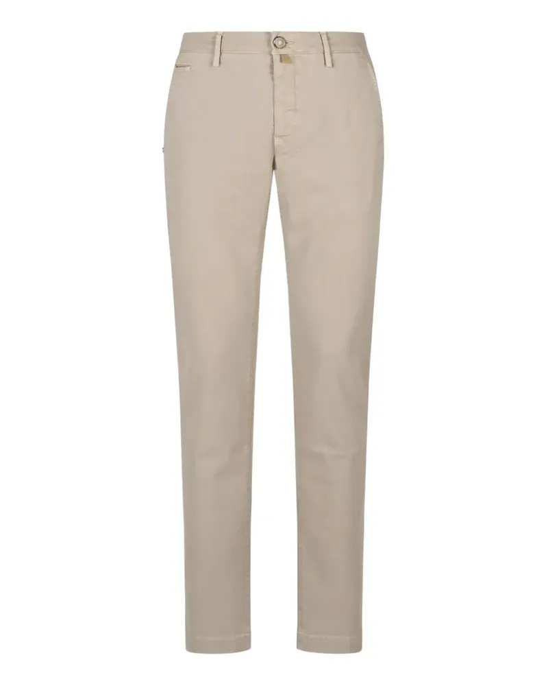 Jacob Cohën Hose mit Logo-Patch - Nude Nude
