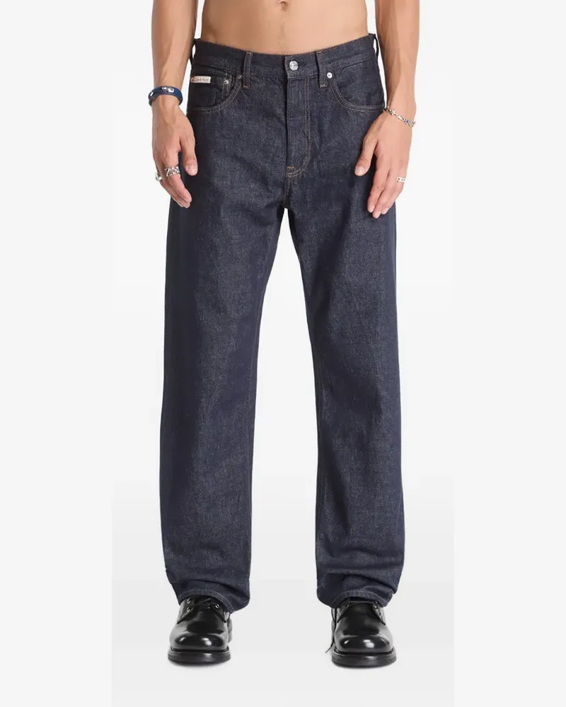 Calvin Klein 90s Straight Icon Jeans - Blau Blau