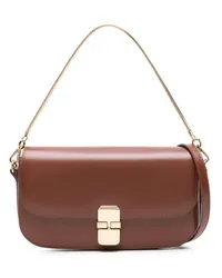 A.P.C. Grace Chain Clutch Braun