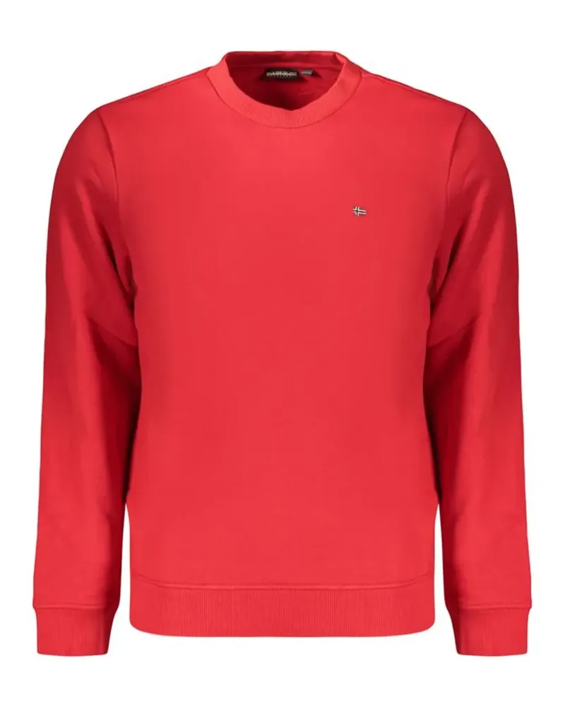 Napapijri Pullover mit Logo-Stickerei - Rot Rot