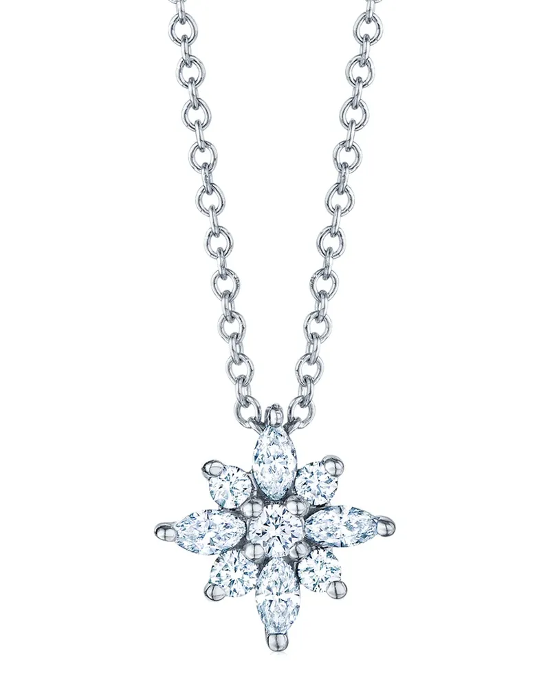 KWIAT 18kt Weißgoldanhänger mit Diamanten - Silber Silber