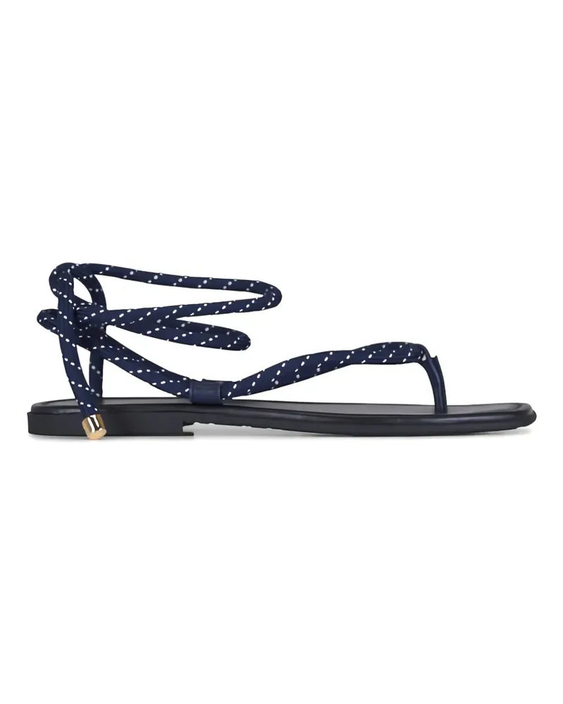 Veronica Beard Carmina Sandalen mit Seildetail - Blau Blau