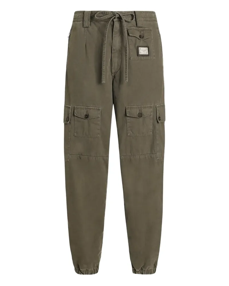 Dolce & Gabbana Cargohose mit Kordelzug - Grün Grün