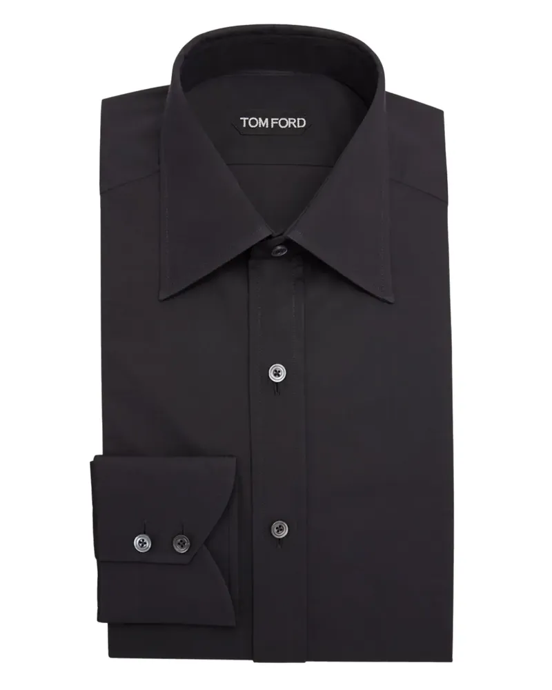 Tom Ford Geknöpftes Hemdkleid - Schwarz Schwarz