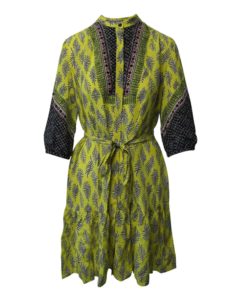 Saloni Tyra printed dress - Gelb Gelb