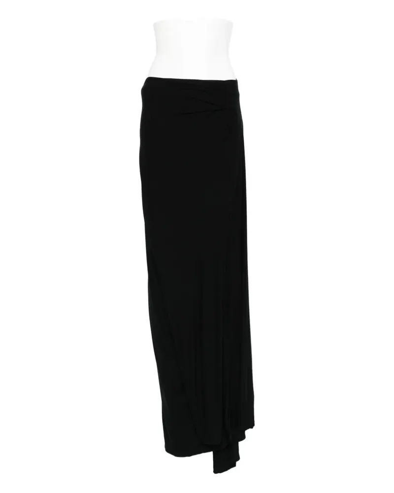 Entire Studios asymmetric maxi skirt - Schwarz Schwarz