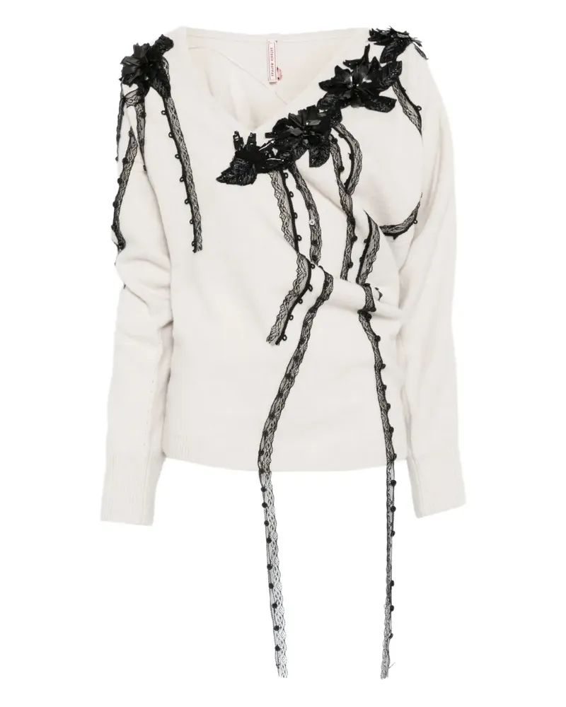 Antonio Marras Asymmetrischer Pullover mit V-Ausschnitt - Nude Nude