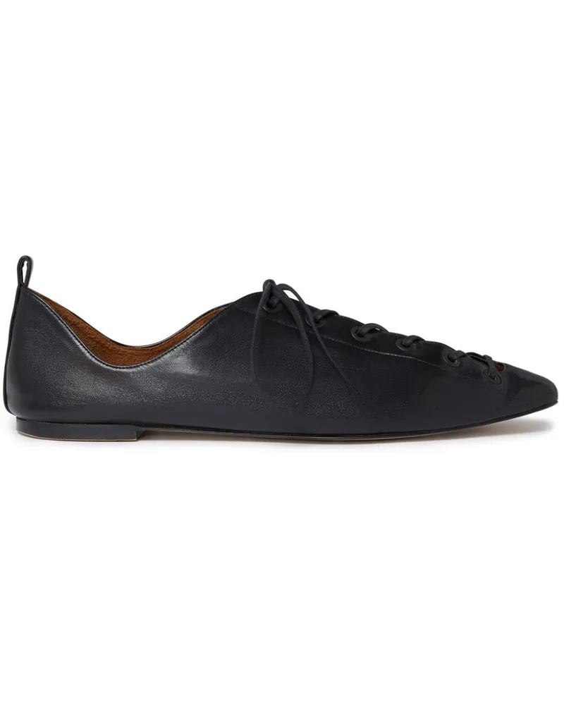 Stella McCartney Loafer mit Schnürung - Schwarz Schwarz