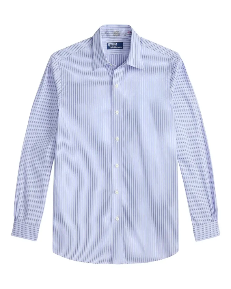 Ralph Lauren Gestreiftes Regent Hemd - Blau Blau
