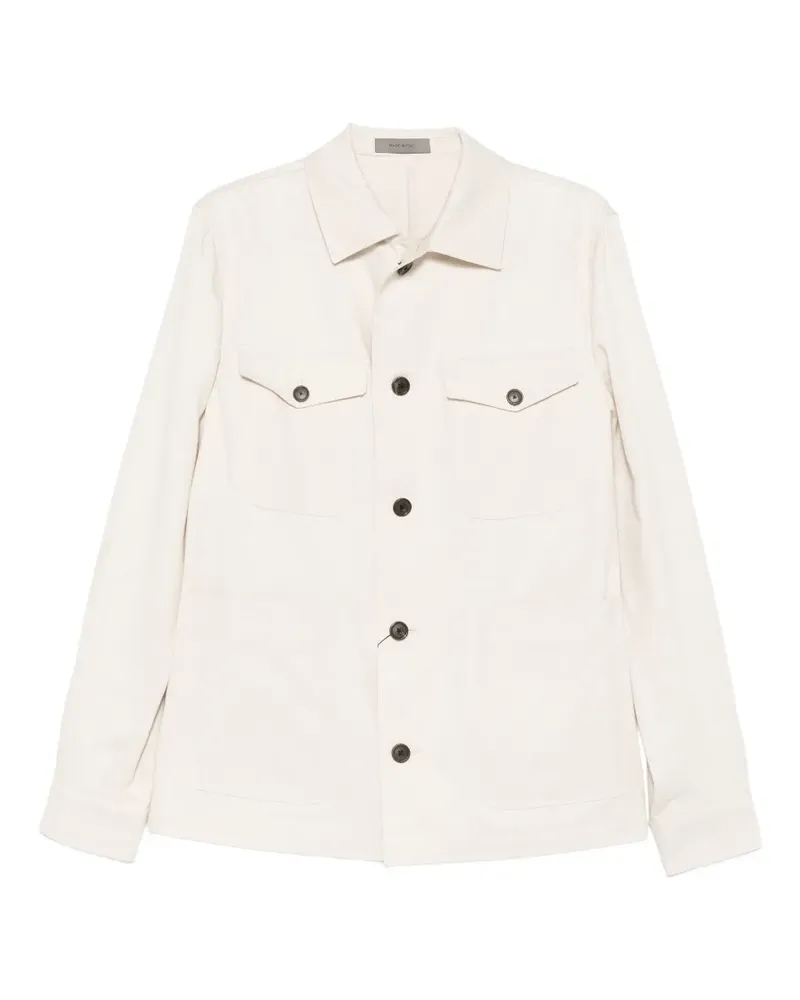 Corneliani buttoned shirt jacket - Nude Nude
