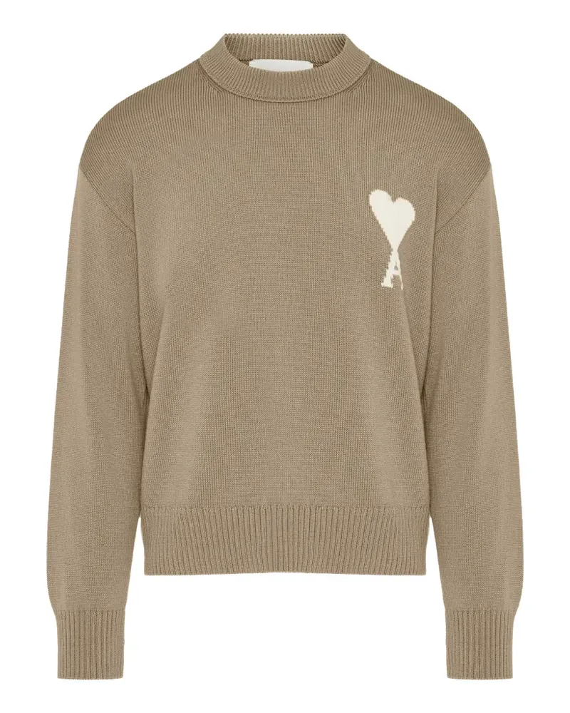AMI Paris crew-neck sweater - Nude Nude