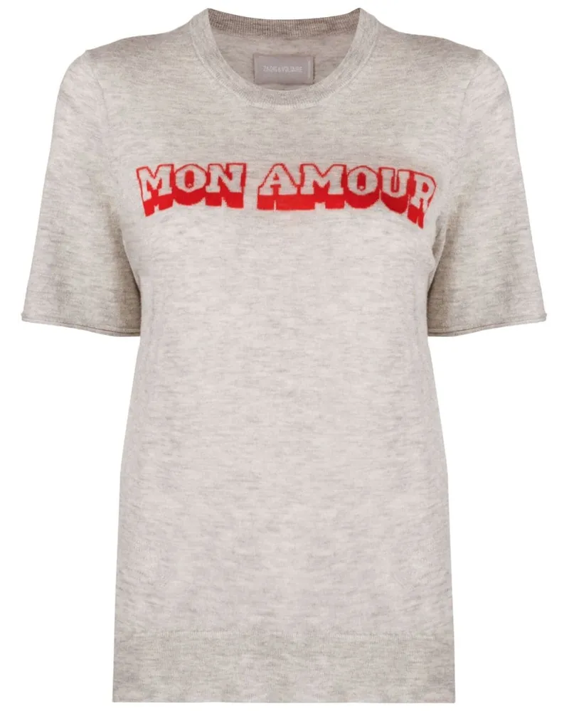 Zadig & Voltaire Amour T-Shirt Grau