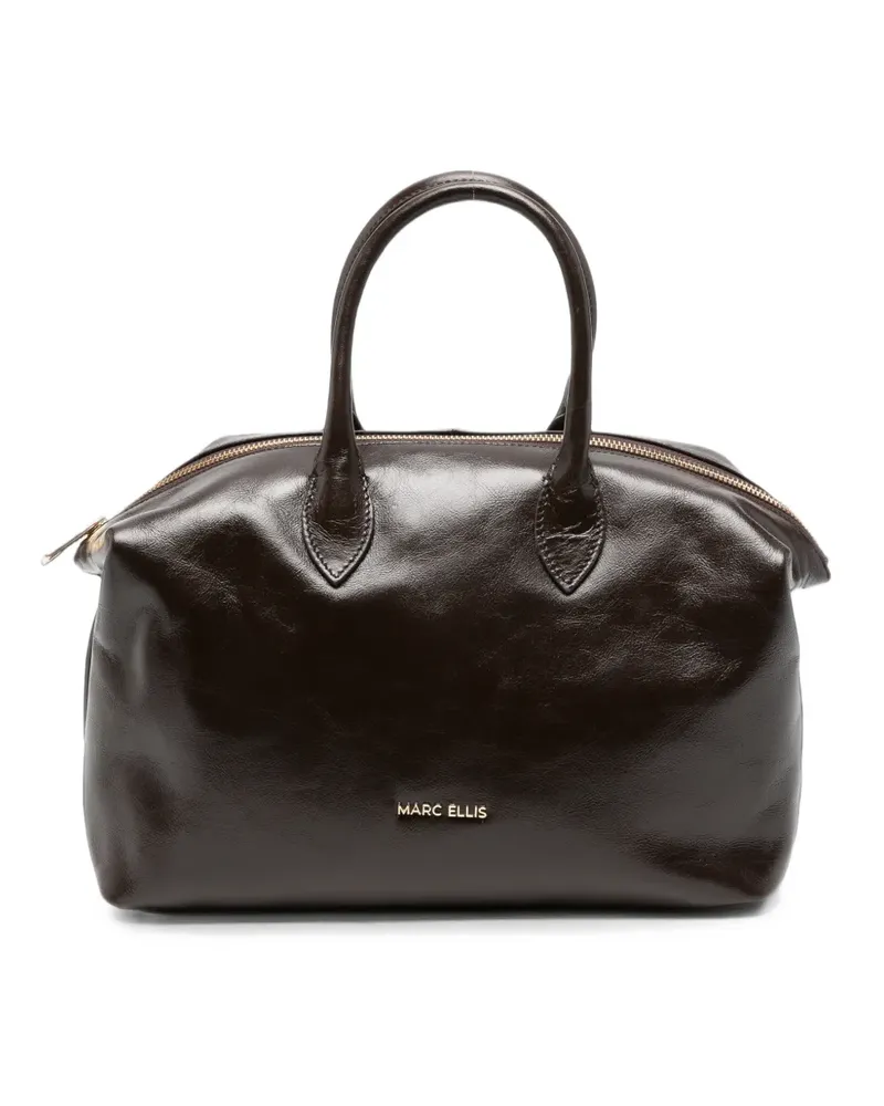 MARC ELLIS Softy leather tote bag - Braun Braun