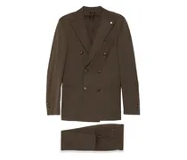 Doppelreihiger Anzug - Grün