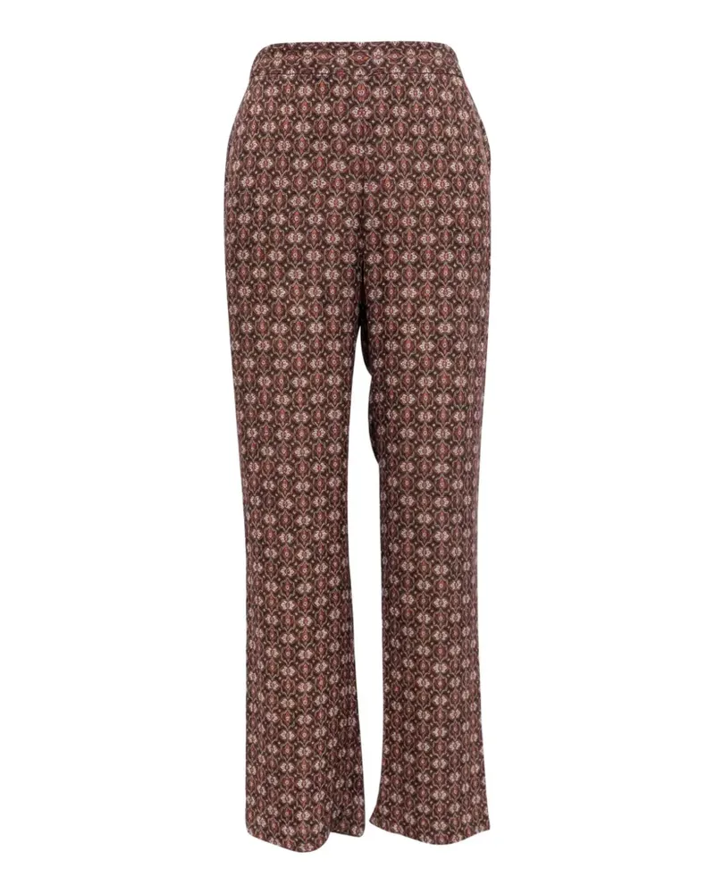 Theory Straight-Leg-Hose mit Print - Braun Braun