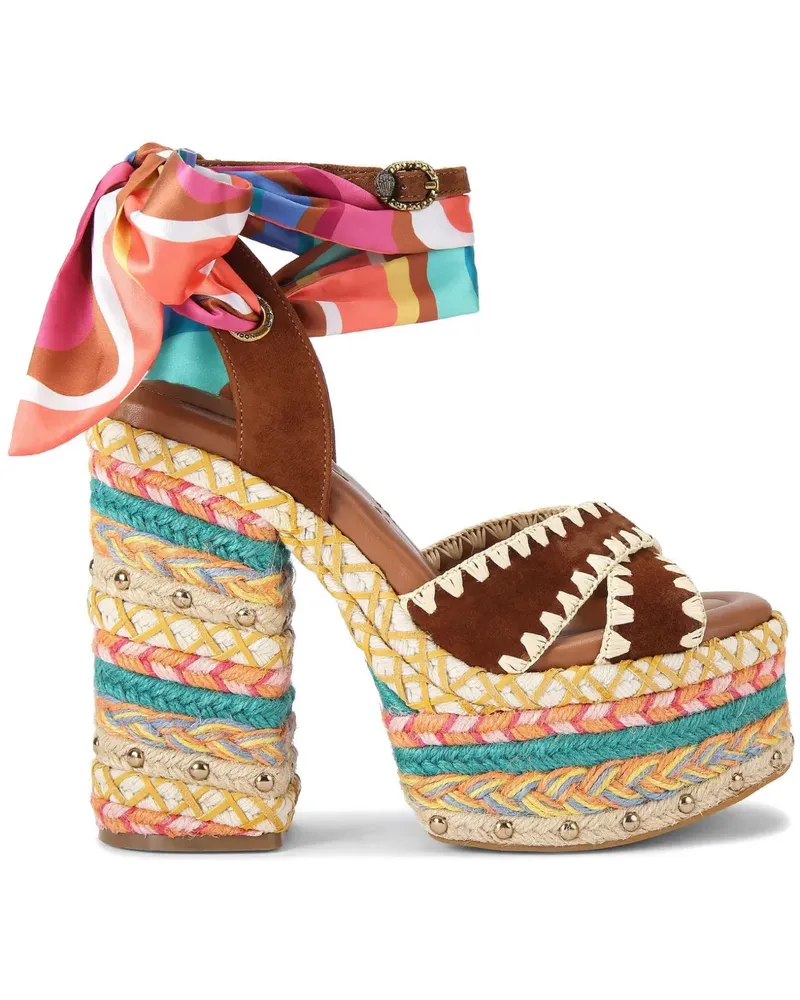 Kurt Geiger Chelsea Scarf Sandalen - Braun Braun