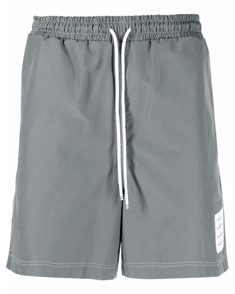 Thom Browne Joggingshorts mit Kordelzug - Grau Grau