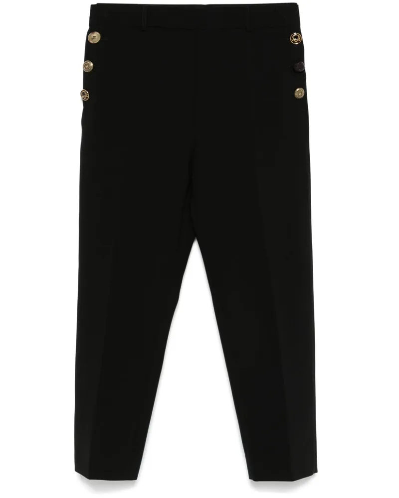 Moschino Klassische Tapered-Hose - Schwarz Schwarz