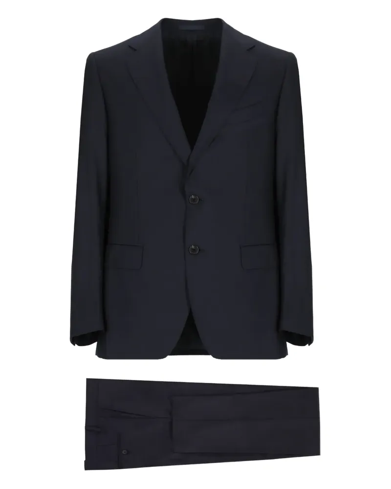 Caruso Einreihiger Anzug - Blau Blau