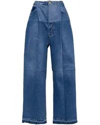 Litkovskaya Karierte Jeans Blau