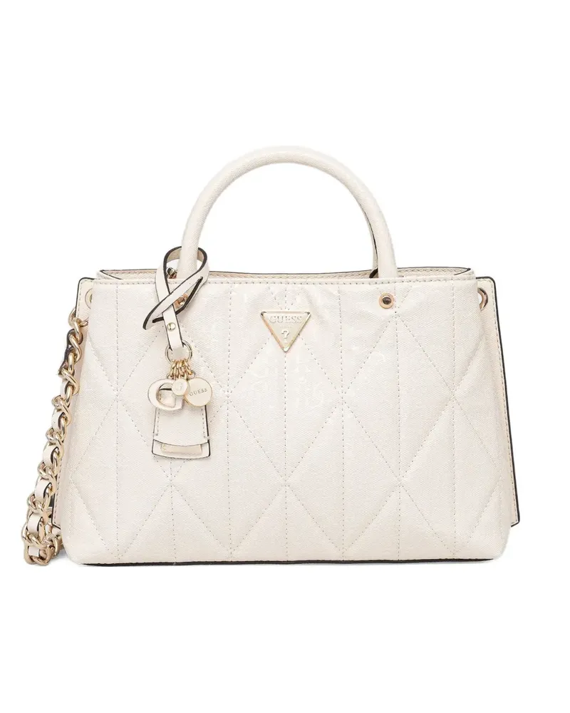 Guess Gesteppte Umhängetasche - Weiß Weiß