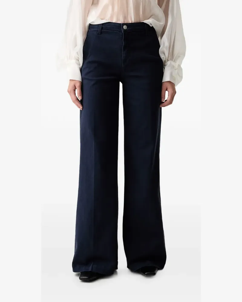 VICOLO Weite Jeans mit Knopfverschluss - Blau Blau