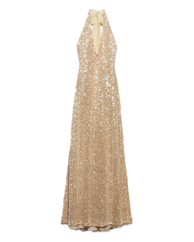 Aniye By Kleid mit Neckholder - Gold Gold