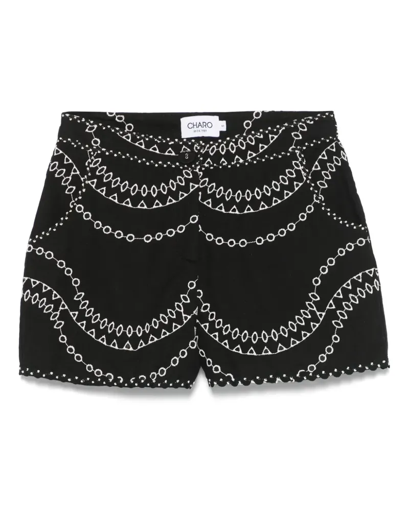 Charo Ruiz Drea Shorts - Schwarz Schwarz