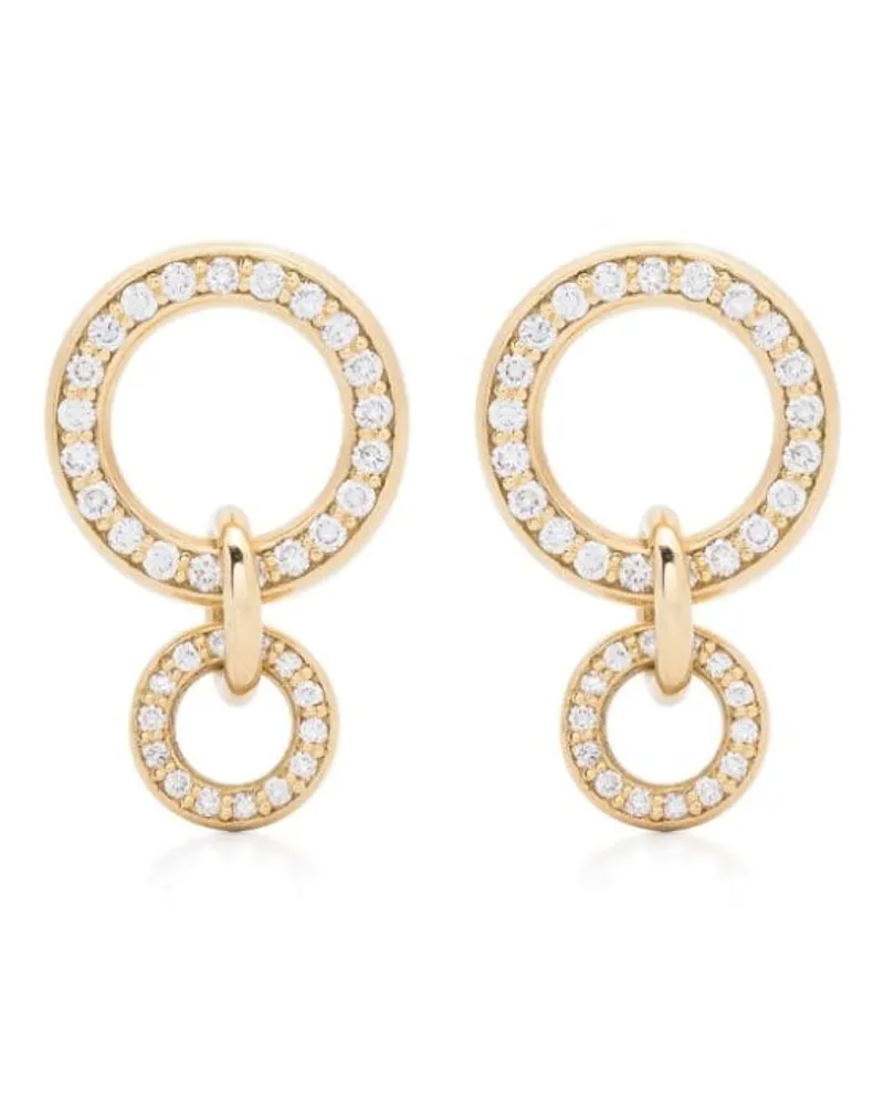 Spinelli Kilcollin 18kt Canis YG Gelbgoldcreolen mit Diamanten Gold