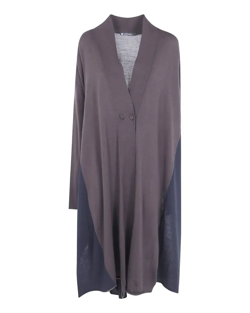 Pier Antonio Gaspari Cardigan in Colour-Block-Optik - Schwarz Schwarz