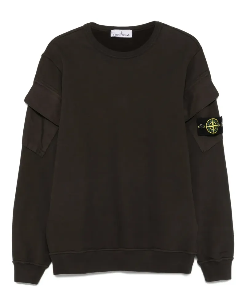 Stone Island Sweatshirt mit Taschendetail - Grau Grau