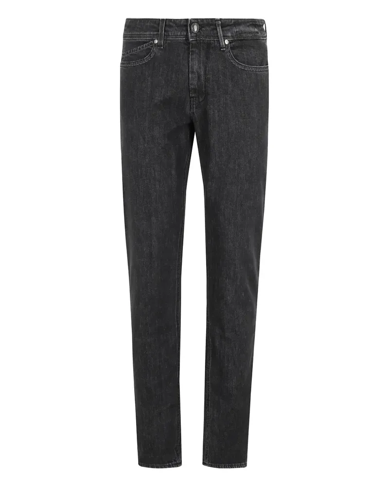 Re-HasH Gerade Jeans im Five-Pocket-Design - Schwarz Schwarz