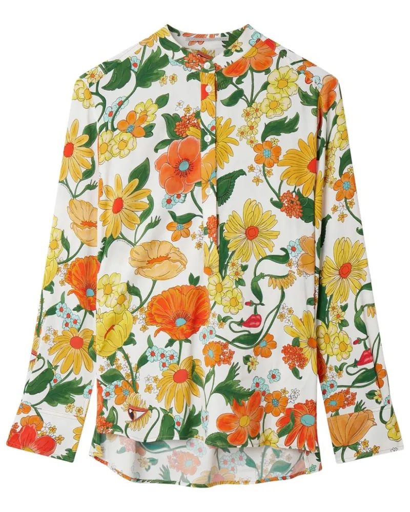 Stella McCartney Hemd mit ""Lady Garden""-Print" - Gelb Gelb