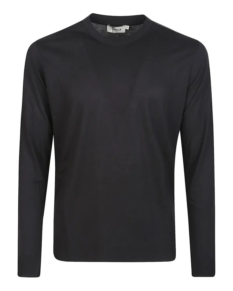 Altea long-sleeve crew-neck t-shirt - Schwarz Schwarz