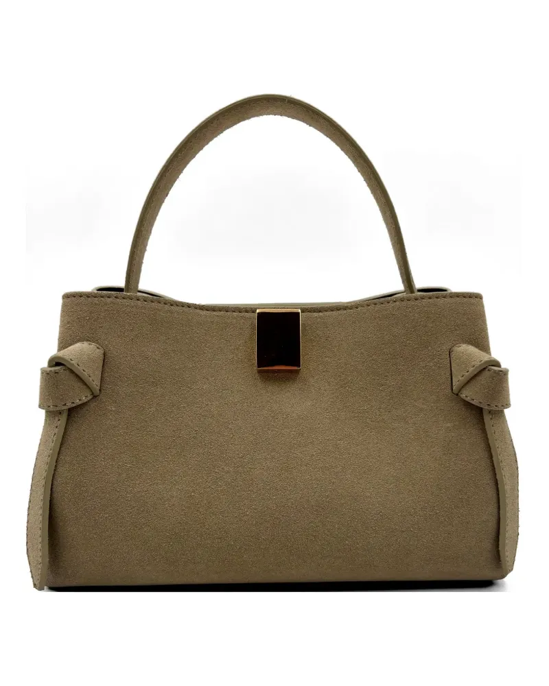 YUZEFI Gyoza knotted shoulder bag - Nude Nude