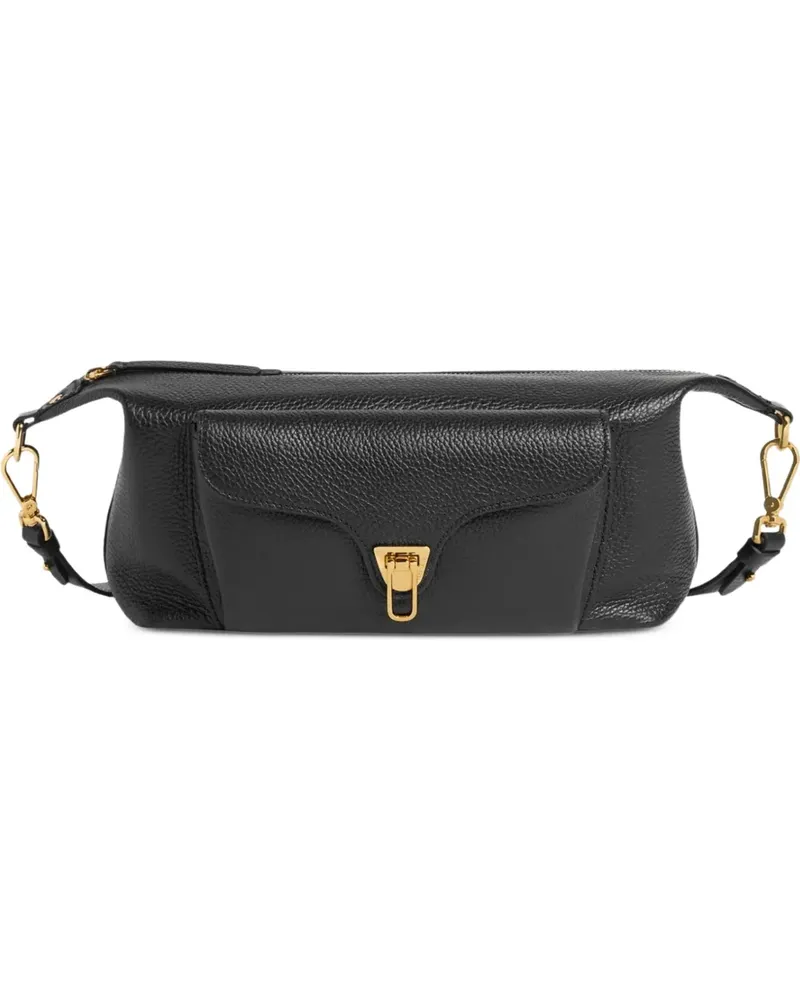 Coccinelle Beat Generation grained cross body bag - Schwarz Schwarz