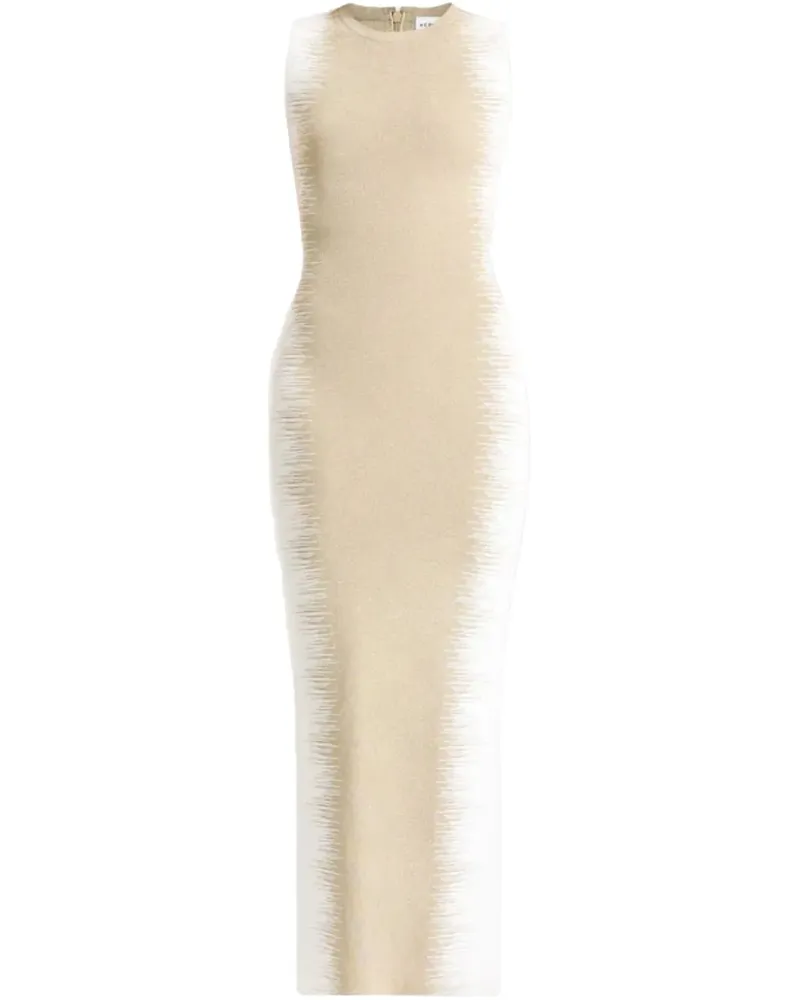 Hervé Léger The Ruby Midikleid - Nude Nude
