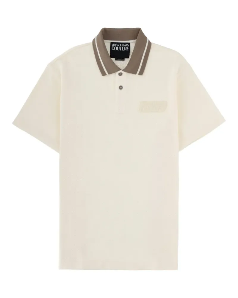 Versace Jeans Poloshirt mit Knöpfen - Nude Nude